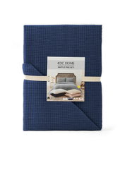 L'essentiel linge de maison Manta de piqué doble Waffle - Azul marino